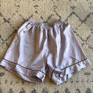 Women's Lavender Pajama Shorts